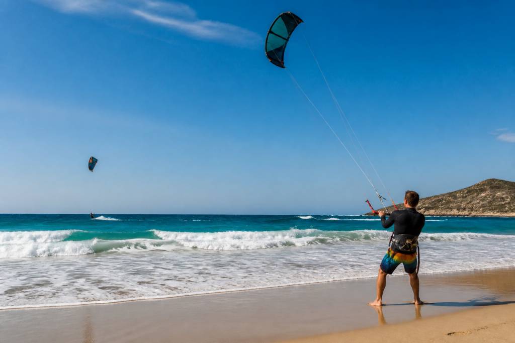 O que significa kites no kitesurf?